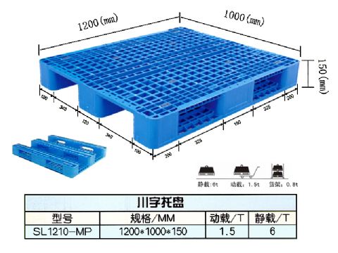 Matrix Pallet With 3 Runners